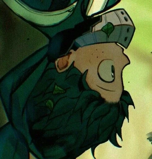 🌿 Стикер «Midoriya» для Telegram