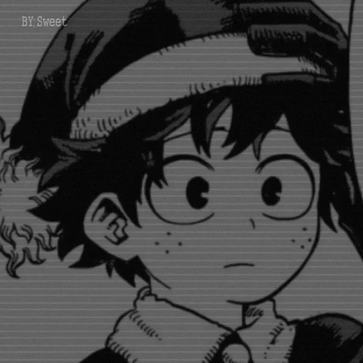 🌿 Стикер «Midoriya» для Telegram