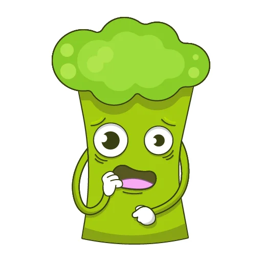 😱 Стикер «Broccoli Brock» для Telegram