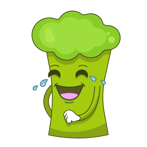 😂 Стикер «Broccoli Brock» для Telegram