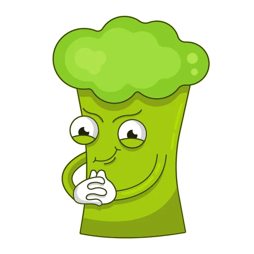 😏 Стикер «Broccoli Brock» для Telegram