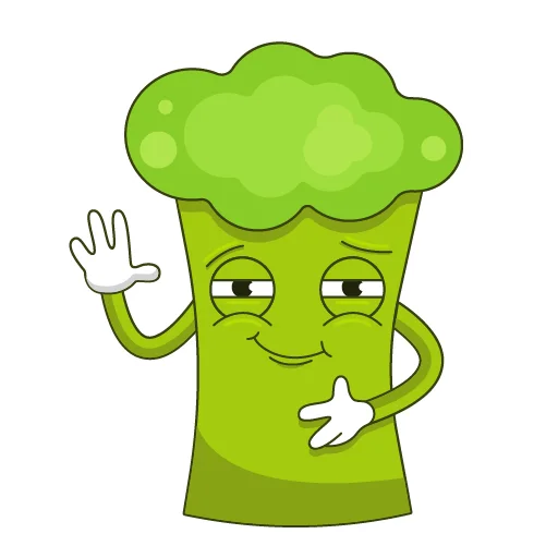 ✋ Стикер «Broccoli Brock» для Telegram