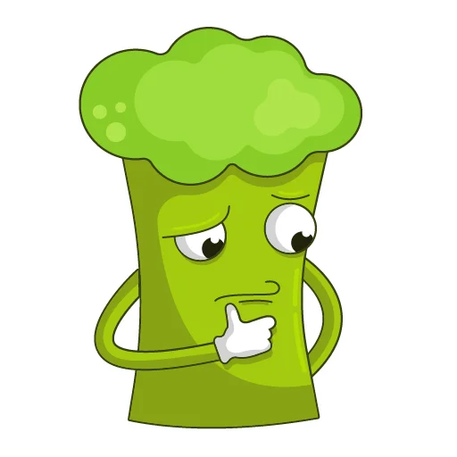 🤔 Стикер «Broccoli Brock» для Telegram