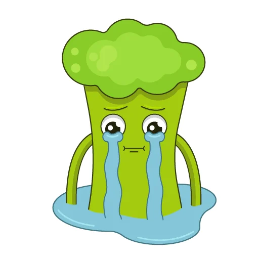 😢 Стикер «Broccoli Brock» для Telegram