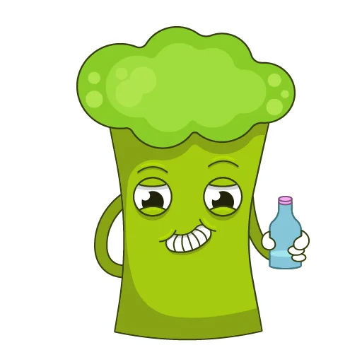 😜 Стикер «Broccoli Brock» для Telegram