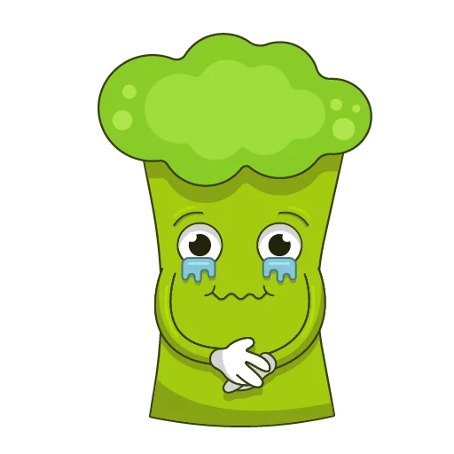 😖 Стикер «Broccoli Brock» для Telegram