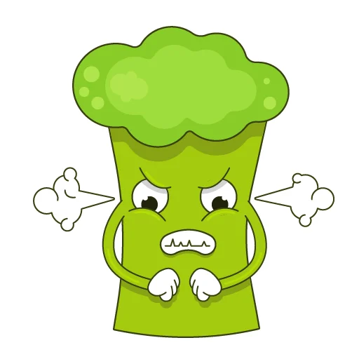 😤 Стикер «Broccoli Brock» для Telegram