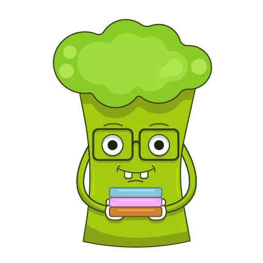 🤓 Стикер «Broccoli Brock» для Telegram