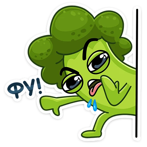 🥴 Стикер «Броук» для Telegram