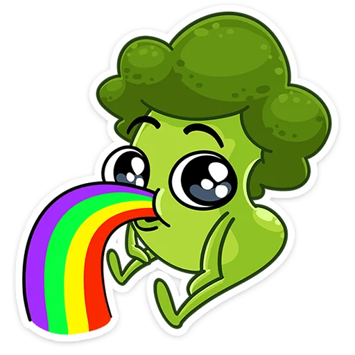 🌈 Стикер «Броук» для Telegram