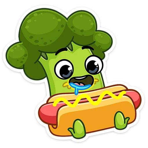 🌭 Стикер «Броук» для Telegram