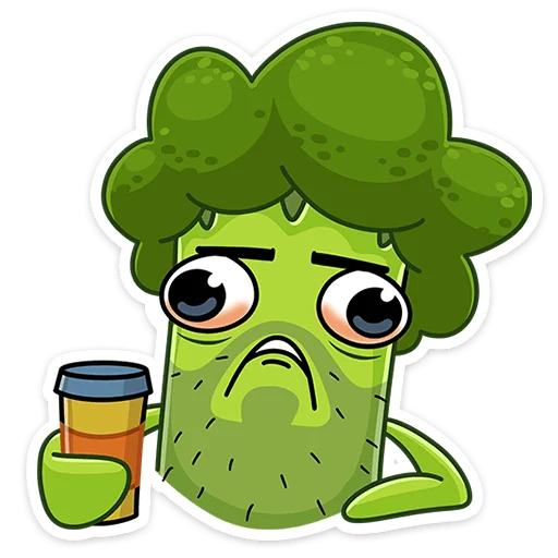 ☕️ Стикер «Броук» для Telegram
