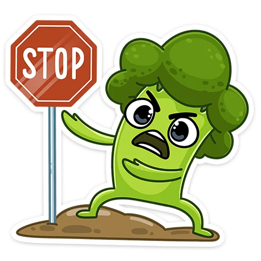 ⛔️ Стикер «Броук» для Telegram