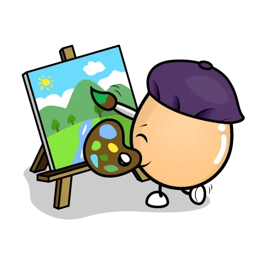 🥚 Стикер «蛋哥的日常» для Telegram