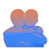 Стикер 29 💙 neon emoji