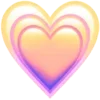Стикер 43 💙 neon emoji