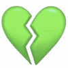 Стикер 9 💙 neon emoji