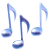 Стикер 47 💙 neon emoji