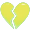 Стикер 10 💙 neon emoji