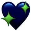 Стикер 40 💙 neon emoji