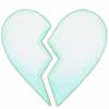 Стикер 7 💙 neon emoji