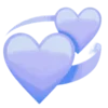 Стикер 13 💙 neon emoji