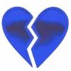 Стикер 2 💙 neon emoji