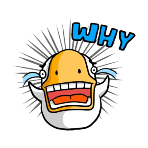 😀 Стикер «Broken Goose» для Telegram