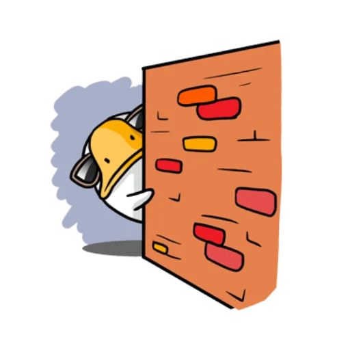 😀 Стикер «Broken Goose» для Telegram