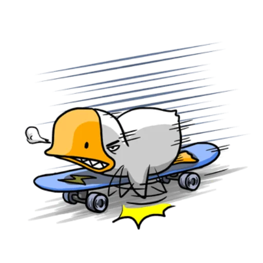 😀 Стикер «Broken Goose» для Telegram