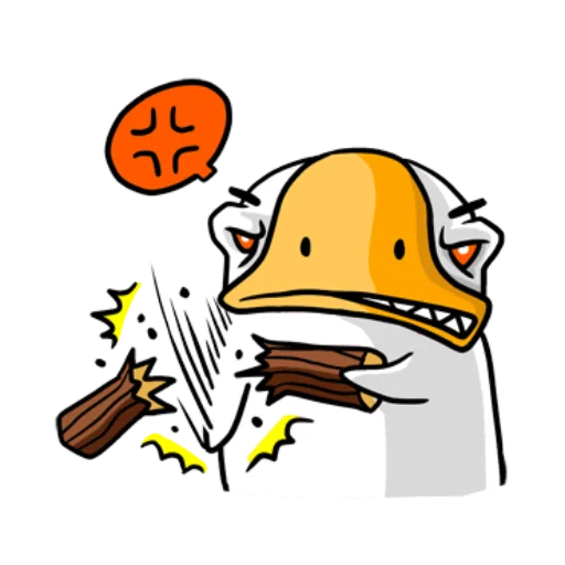 😀 Стикер «Broken Goose» для Telegram