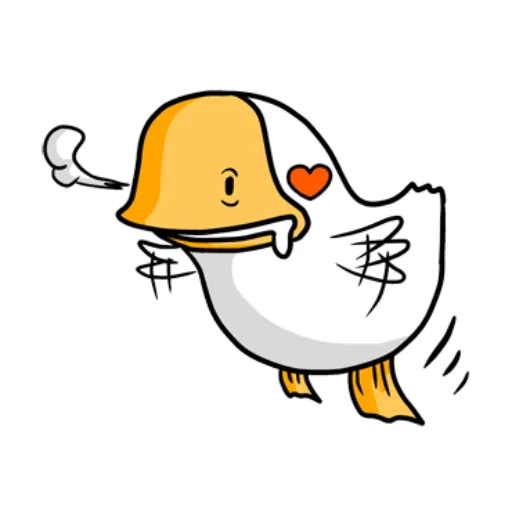 😀 Стикер «Broken Goose» для Telegram