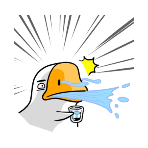 😀 Стикер «Broken Goose» для Telegram