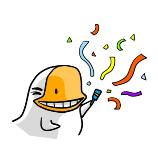 😀 Стикер «Broken Goose» для Telegram