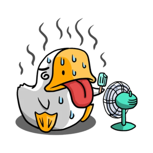 😀 Стикер «Broken Goose» для Telegram