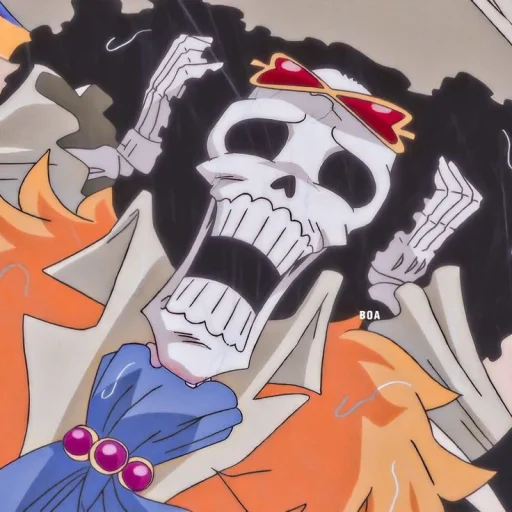 💀 Стикер «Brook / One piece» для Telegram