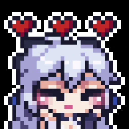 😍 Стикер «Для масиков сделал стикер-пак с Bronya&;s pixel world» для Telegram