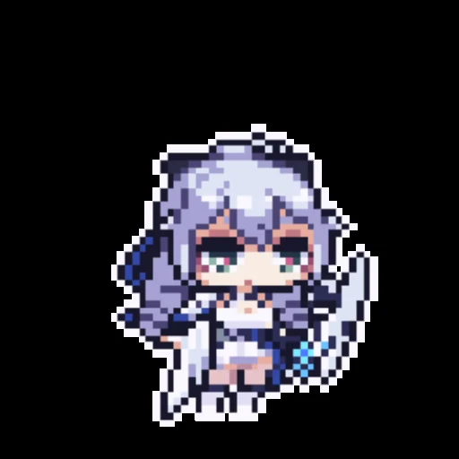 ✨ Стикер «Для масиков сделал стикер-пак с Bronya&;s pixel world» для Telegram
