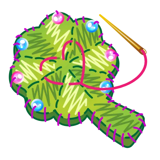🎁 Стикер «Clover Pin» для Telegram