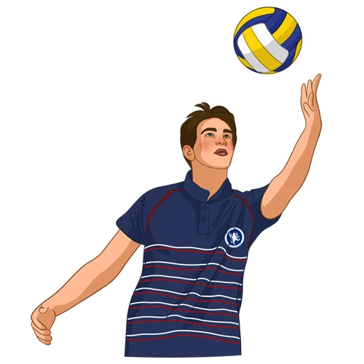 🏐 Стикер «Brookes Moscow» для Telegram