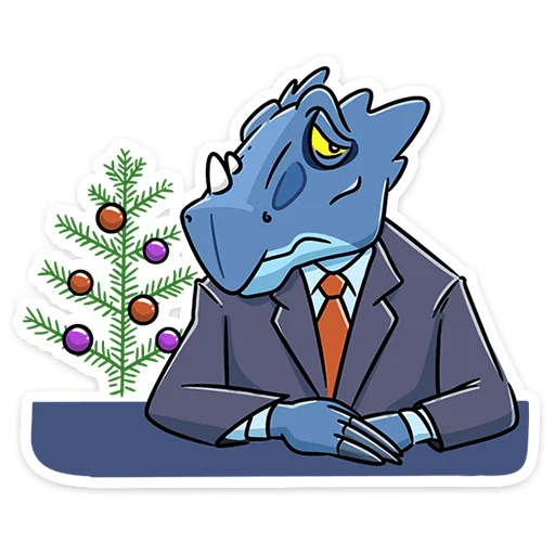 🌲 Стикер «Брозавр» для Telegram