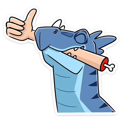 👍 Стикер «Брозавр» для Telegram