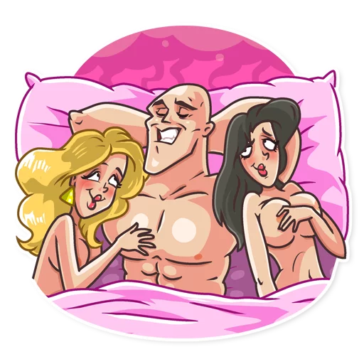 😴 Стикер «Go Baldly» для Telegram