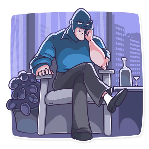 😠 Стикер «Go Baldly» для Telegram