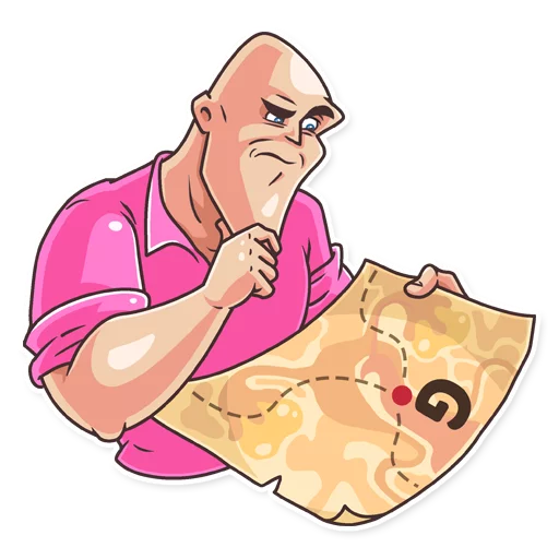 🤔 Стикер «Go Baldly» для Telegram
