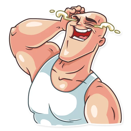 Стикерпак Go Baldly для Telegram