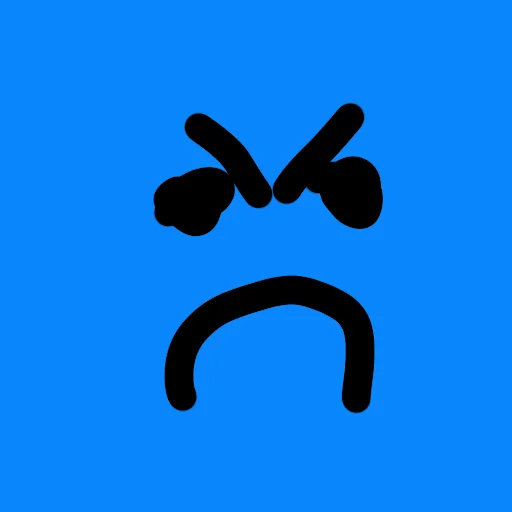 😠 Стикер «бРоУл СтАрС» для Telegram