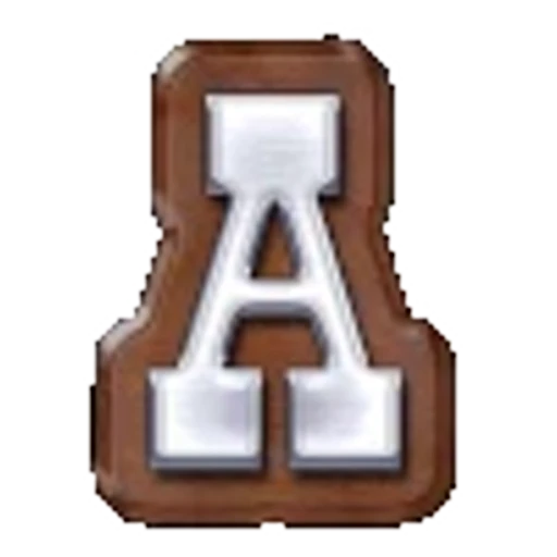 Стикерпак Brown Alphabet для Telegram