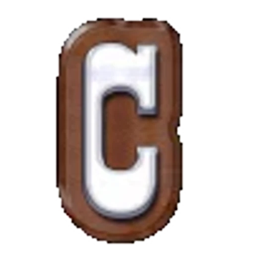 🟤 Эмодзи «Brown Alphabet» для Telegram