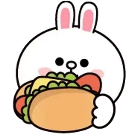 🍊 Стикер «Brown and Cony» для Telegram